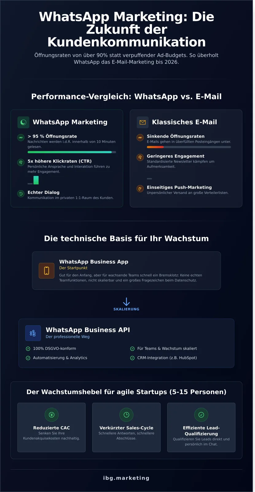 WhatsApp marketing campaigns infographic - visual guide